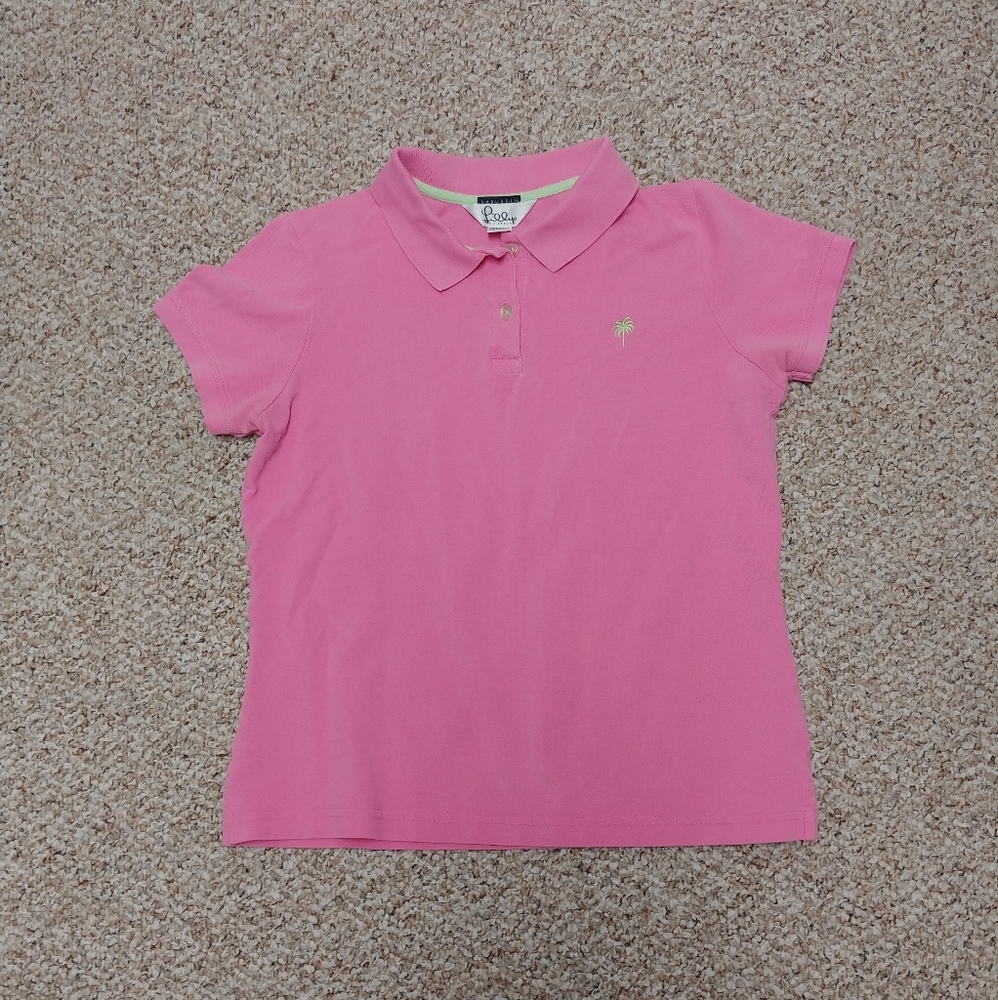 Lilly Pulitzer Polo Shirt Women's Large